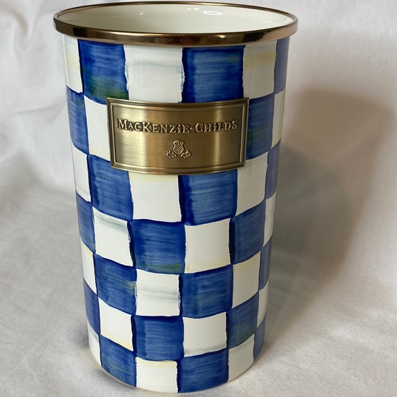 MacKenzieChilds Dining Nwt Mackenzie Childs Royal Check Enamel